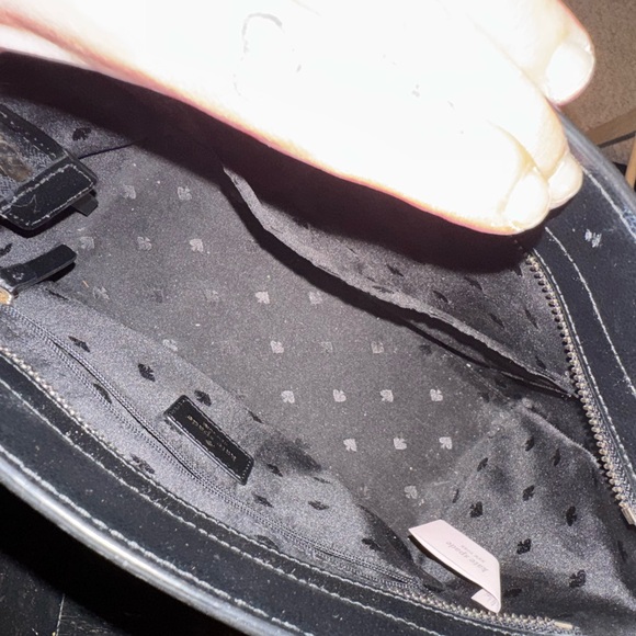 Kate spade black and white handheld bag - Picture 4 of 5